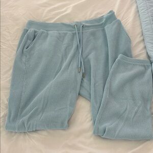 Auden Light Blue Knit Pajama Pants